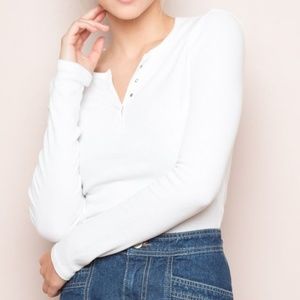 BRANDY MELVILLE RIBBED TOP LONG SLEEVE TSHIRT